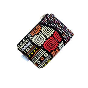 Zipper Pouch, Travel Pouch, African Fabric (Patchwork)
