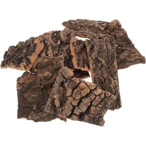 Homoyoyo Natural Cork Bark: 10 Pcs Cork Bark for Reptiles, Terrarium Backdrop Wall Decor Natural Reptile Climbing Mat Habitat Decor for Spider Gecko Lizard Chameleon Bearded Dragon