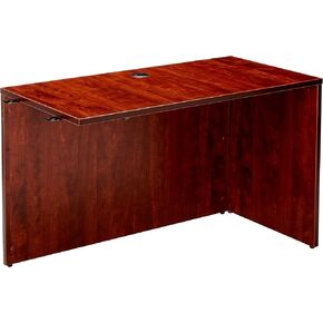 Lorell Laminated Return Shell, 48 by 24 by 29-1/2-Inch, Cherry