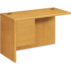 HON 10716LCC 10700 "L Workstation Return, Left 3/4 Pedestal, 48w x 24d x 29 1/2h, Harvest