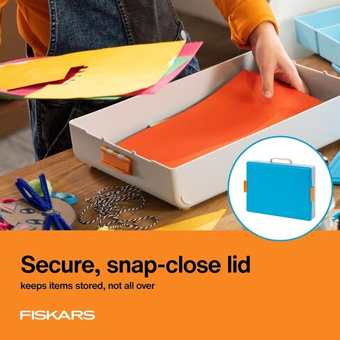 Fiskars Kids Creating Toolbox Turq, 2/6 Box, Blue in Saudi Arabia