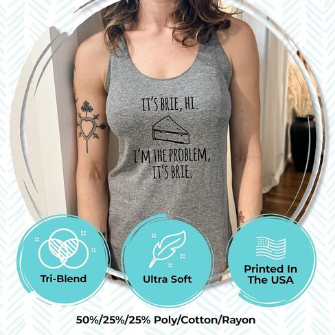 Vote, Women's Graphic Racerback Tank Top by Moonlight Makers, Funny Gift for Her, Shirts with Sayings, Yoga Tee (L, Heather Gray) in Saudi Arabia