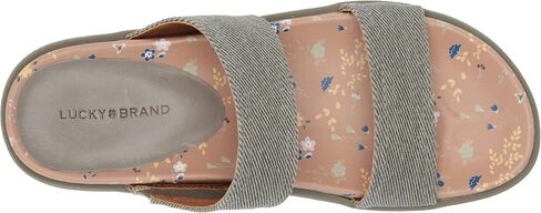 صندل Paimee Slide للسيدات من Lucky Brand، ستوكو/حمض، 6.5 in Saudi Arabia