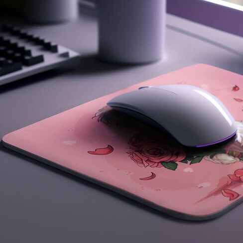 Mouse Pad Gifts Havanese Mouse Pad Dog with Flowers for Home Office Gaming Work Desk Computer Desktop Laptop Non-Slip Rubber Mouse Pad for Dog Lovers (Havanese Mouse Pad #5) in Saudi Arabia