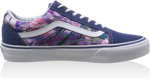 حذاء رياضي نسائي من Vans، Moody Floral أرجواني أسود، 6.5 in Saudi Arabia