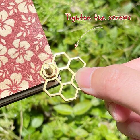Happinit Pocket Flower Press ، مجموعة الصحافة الزهور الصغيرة ، الضغط على الزهور الصغيرة ، مجموعة الحفاظ على النباتات المصغرة للفنون ومحبي الحرف (الذهب) in Saudi Arabia