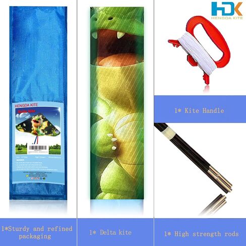 HENGDA KITE Painting Series Delta Kite,for Kids and Adults,Easy to Fly,Excellent Fabric and Structure Design,The Pictures are Beautiful in high Definition,Suitable for Beginners in Saudi Arabia