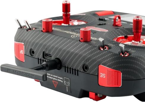 Radiomaster Boxer Max Version with CNC AG01 Hall Gimbals Carbon Fiber 2.4G 16ch Transmitter Remote Control ExpressLRS Mode 2 (Boxer Max Elrs-red) in Saudi Arabia