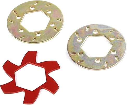 Metal Brake Disc Kit for 1/5 Scale HPI ROFUN BAHA King Motor ROVAN Baja 5B 5T 5SC Rc Car Parts ﻿ (Red) in Saudi Arabia