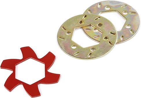 Metal Brake Disc Kit for 1/5 Scale HPI ROFUN BAHA King Motor ROVAN Baja 5B 5T 5SC Rc Car Parts ﻿ (Red) in Saudi Arabia