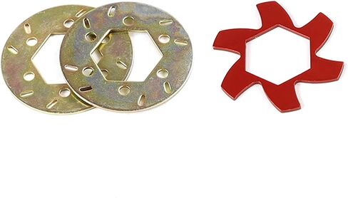 Metal Brake Disc Kit for 1/5 Scale HPI ROFUN BAHA King Motor ROVAN Baja 5B 5T 5SC Rc Car Parts ﻿ (Red) in Saudi Arabia
