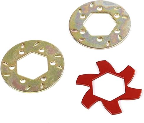 Metal Brake Disc Kit for 1/5 Scale HPI ROFUN BAHA King Motor ROVAN Baja 5B 5T 5SC Rc Car Parts ﻿ (Red) in Saudi Arabia