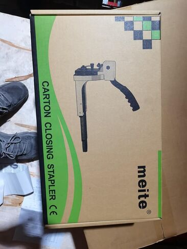meite HB3518 16 Gauge 3/4-Inch Length 1-3/8-Inch Crown Manual Carton Stapler Carton Closing Stapler Sticker for Carton Closing in Saudi Arabia