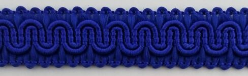 1/2 "SCROLL BRAID GIMP مع دعم - 12 ياردة مستمرة - العديد من خيارات الألوان! (أسود) in Kuwait