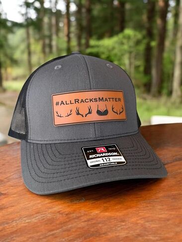 BUBBLEHEAD INK All Racks Matter Hunting Trucker Hat, Deer Hunting Cap, Funny Hunting Hats for Men in Kuwait