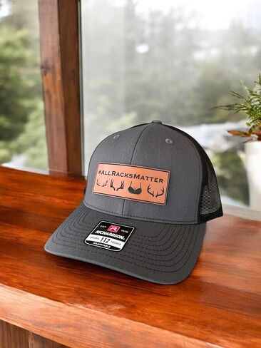 BUBBLEHEAD INK All Racks Matter Hunting Trucker Hat, Deer Hunting Cap, Funny Hunting Hats for Men in Kuwait