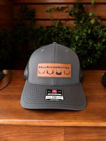BUBBLEHEAD INK All Racks Matter Hunting Trucker Hat, Deer Hunting Cap, Funny Hunting Hats for Men in Kuwait