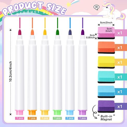 24 Pcs Dry Erase Pocket Reusable Sleeves 10" x 14" Clear Plastic Sheet Protectors with Markers and Mini Dry Erasers for Paper Teacher Classroom(Modern Boho) in Saudi Arabia