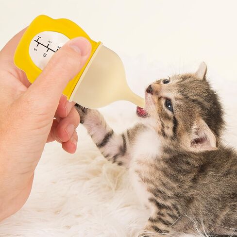 Reusable Pet Feeding Bottle Puppy Bottles for Nursing Silicone Kitten Bottle Feedings Kit Anti-Choking Puppy Feeder Design Milk Bottles for Feeding Puppies for Newborn Kittens Puppies Small Animals in Saudi Arabia
