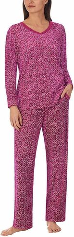 Nautica Women's 2 Piece Cozy Fleece Pajama Sleepwear Set, X- Large in Saudi Arabia