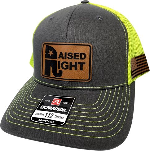Raised Right Vintage Republican Hats for Men Adjustable Richardson Trucker Style Hat (Heather Grey) in Kuwait