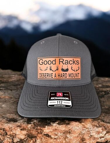 BUBBLEHEAD INK All Racks Matter Hunting Trucker Hat, Deer Hunting Cap, Funny Hunting Hats for Men in Kuwait