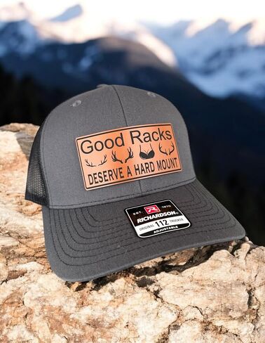 BUBBLEHEAD INK All Racks Matter Hunting Trucker Hat, Deer Hunting Cap, Funny Hunting Hats for Men in Kuwait