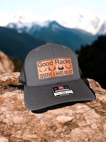 BUBBLEHEAD INK All Racks Matter Hunting Trucker Hat, Deer Hunting Cap, Funny Hunting Hats for Men in Kuwait