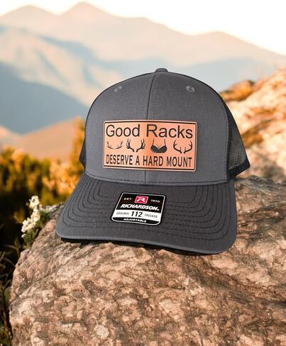 BUBBLEHEAD INK All Racks Matter Hunting Trucker Hat, Deer Hunting Cap, Funny Hunting Hats for Men in Kuwait