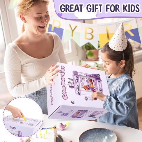 آلة مخلب Cwlakon للأطفال ، Mini Vending Machine Girls Unicorn Toys with Sound & 20 Mini Toys ، Candy Grabber Mustenser Machine Games Electronic Arcad in Kuwait