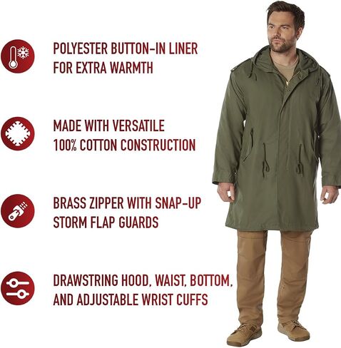 Rothco M-51 Fishtail Parka in Saudi Arabia