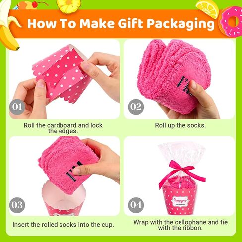 HAPPYPOP Funny Women's Cake Socks Birthday Pie Socks, Novelty Cake Birthday Pie Gifts Teen Girls, Fuzzy Socks in Saudi Arabia