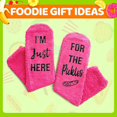 HAPPYPOP Funny Women's Cake Socks Birthday Pie Socks, Novelty Cake Birthday Pie Gifts Teen Girls, Fuzzy Socks in Saudi Arabia