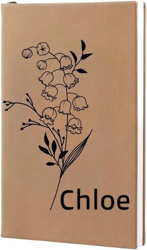 Birth Flower Journal Noteboor ، Honor Month Flower Gift ، دفتر المجلات المخصصة للمجلة ، دفتر المجلات المخصصة للمجلة ، هدية لها ، أمي ، ابنة (Teal) in Kuwait
