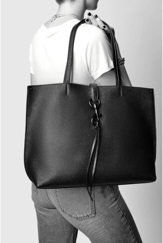 Rebecca Minkoff Megan Tote, Black/Silver in Saudi Arabia