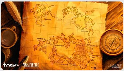 Ultra PRO - Final Fantasy x Universes Beyond World Map Playmat for Magic: The Gathering | Card Game Playmat, Final Fantasy Collectibles, Desk Mat Mousepad in Kuwait