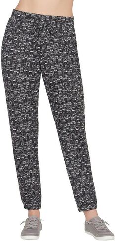 Skechers Women's Brushed Jogger Pant (Black, X-Large) in Saudi Arabia