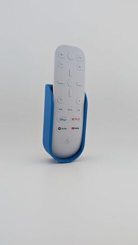 Wall Mount for PlayStation 5 Media Remote – Custom 3D Printed Wall Mount Holder, Sleek and Secure for Easy Access and Room Organization. (Blue) in Saudi Arabia