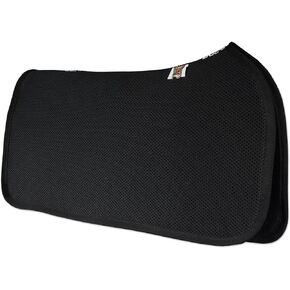 ECP Equine Comfort Products 3D Mesh Western Saddle Pad All Purpose Diamond Quilted Cotton Therapeutic Contoured Correction Support for Riding