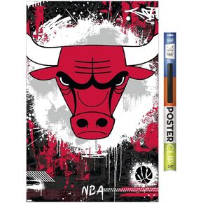 Trends International NBA Chicago Bulls - Maximalist Logo 23 Wall Poster