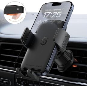 SYNCWIRE Car Vent Phone Mount, [Newest Hook Clip Never Shake], Car Phone Holder, [Big Phone Friendly] Hands-Free Phone Mount for Car Vent Fits iPhone Android, Cell Phone Automobile Cradles Universal