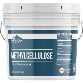 Earthborn Elements Methylcellulose (1 Gallon), No Emulsifiers Or Additives, Food Grade