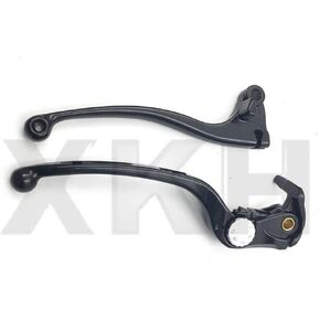 XKMT-Compatible With Kawasaki Ninja 636 Zx Zx6R Zx6Rr 2005 2006 Black Brake Clutch Lever [B00YWBR58S]