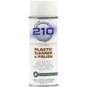 Camco Plastic Cleaner and Polish | Protect Isinglass, PLEXIGLAS, and Vinyl | Spray | 14oz (40934)