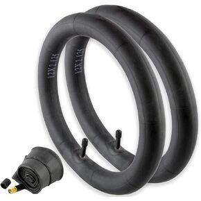 Inner Tube 2 Pack for BOB Strollers, Razors and Bikes 12.5 Inch by 2.25 Inch with Standard American Schrader Valve