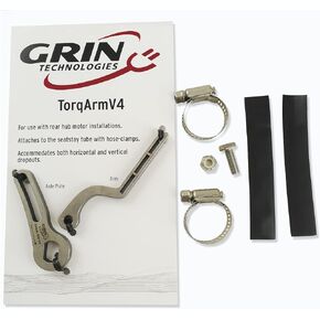 Universal Rear Ebike Torque Arm, Thick 1/4 inch Stainless Steel. Protects Ebikes from Axle Spinout