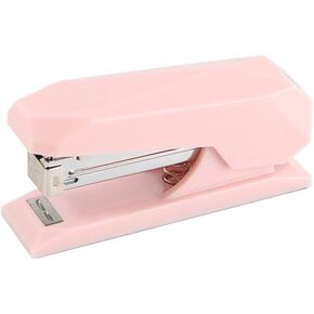 MEI YI TIAN Effortless Stapler Heavy Duty Office Desktop Staplers Power Saving Manual Stapling Low Force Small Black Stapler 20 Sheet Capacity for Desk Office School Home