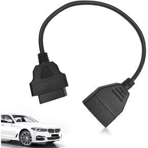 Cable Code Reader OBD1 Scan Tool, OBD2 to OBD1 Adapter for GM OBD1, OBD1 12 Pins to OBD2 16 Pins Diagnostic Tool Connector Adapter Cable Replacement for GM
