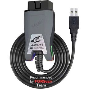 VLINKER FS OBD2 Scanner OBDII USB Adapter Code Reader Diagnostic Tool for FORScan with HS/MS-CAN Auto Switch