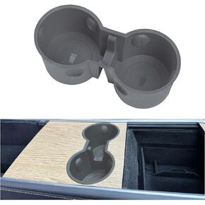 Cup Holder Insert for 2017-2023 Tesla Model 3, 2021-2024 Model Y, Center Console Slot Slip Limit Clip TPE Space Gray in Kuwait
